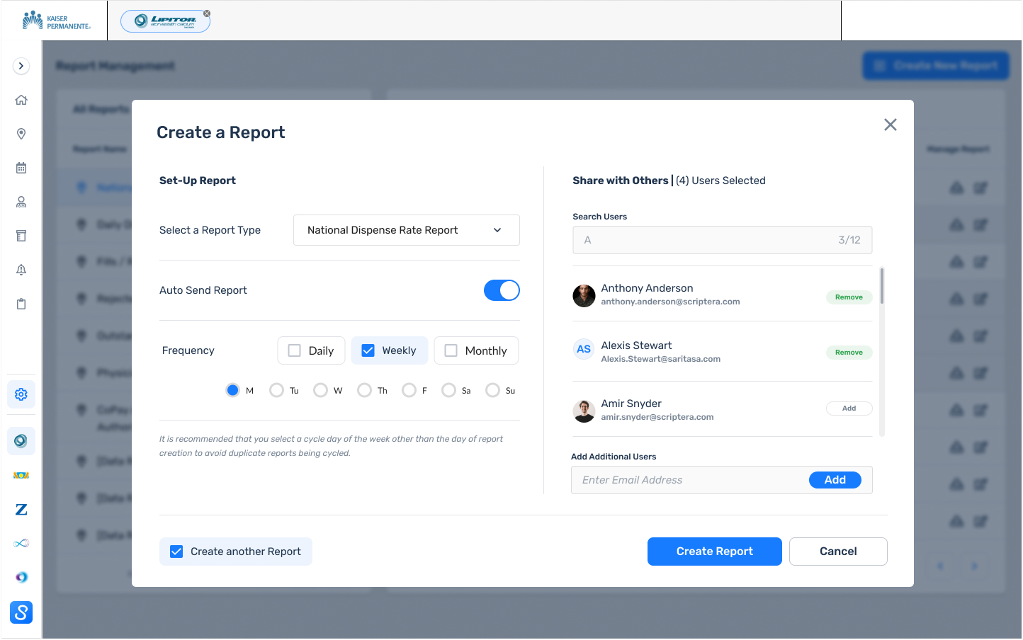 3.2.3 - Create a Report - Weekly